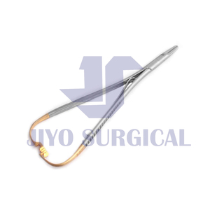 เครื่องมือผ่าตัดด้วยตนเองที่มีรูปทรงหยักทำจากสเตนเลสสตีลที่ใส่เข็ม - Product Image 5