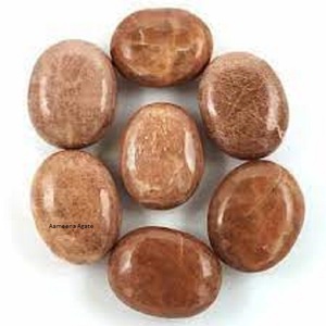 Piedra de Luna de melocotón de la mejor calidad, piedra de Palma, ágata de Ameena, venta al por mayor - Product Image 1