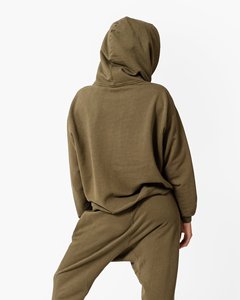 Sweat à capuche décontracté pour femmes sweat à capuche en tissu tricoté printemps saison pull à capuche avec fermeture éclair sweat à capuche adulte - Product Image 2