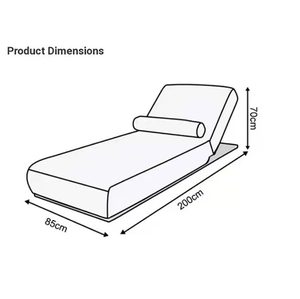 Chaises longues de jardin en aluminium extérieures portables avec fauteuils inclinables en tissu imperméable pour piscine de plage, hôtel, villa ou salle de bain - Product Image 4