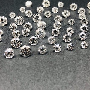 Diamants ronds naturels, perles naturelles, blanc poli en vrac - Product Image 5