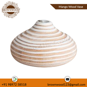 Vase en bois de 4X4X8 pouces, fait à la main, couleur Antique blanche, décoration de la maison, Premium, pour le salon, au meilleur prix, 4 pièces - Product Image 2