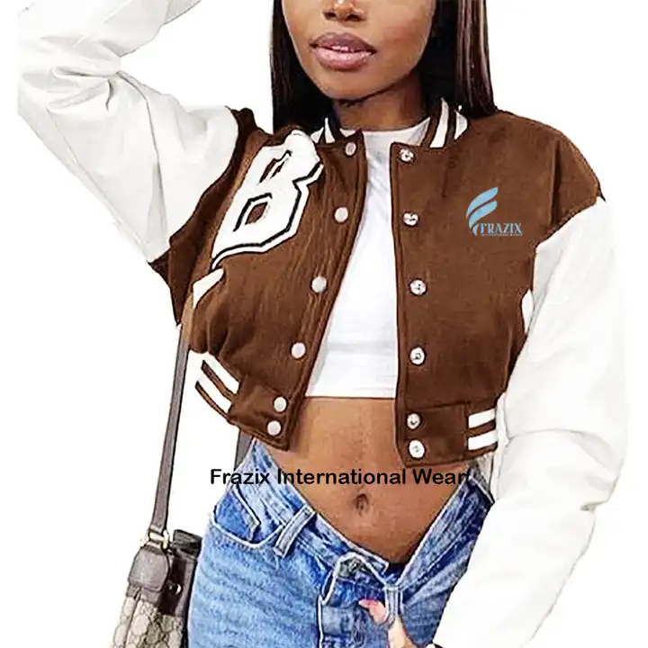 Leather Embroidered Varsity - Ready to Wear