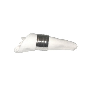 Accesorios de vajilla para hotel y restaurante con acabado plateado, servilletero para cena, diseño innovador, servilletero único - Product Image 1