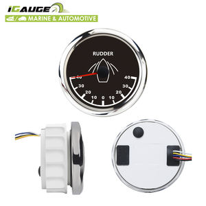 Black Face Waterproof 85mm Electrical -40~40 Rudder Angle Gauge Marine Supplies - Product Image 4
