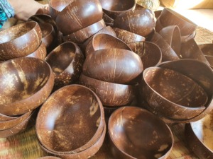 ชามมะพร้าวธรรมชาติเวียดนาม,ชามสมูทตี้ปลอดภัยต่ออาหารธรรมชาติกะลามะพร้าว - Product Image 6