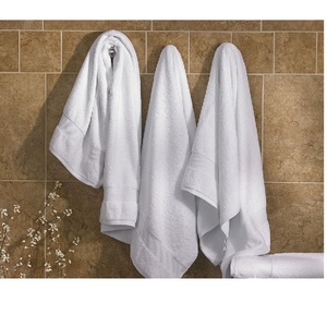 Lujo 100% algodón Hotel 80x160cm 550 GSM Waffle tejido felpa de gran tamaño bordado Biodegradable juego de toallas de baño - Product Image 2