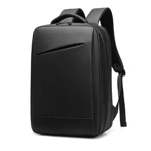 Outdoor Casual Reizen Zachte Mochila Computer Usb Oplaadpoort Uitbreidbaar Mannen College Dagrugzak 15.6 Inch Zakelijke Laptop Rugzak