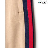Pantalon de sport d'été en toile légère pour hommes Pantalon de survêtement de combat décontracté taille haute avec broderie Durable pour le travail sportif