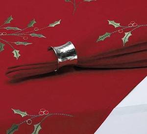 Porte-serviette élégant rond noir contemporain en aluminium de KSN pour les mariages et la cuisine - Product Image 2