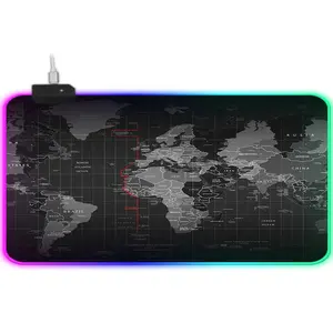 Non In Gomma Antiscivolo Tappetino per il Mouse incandescente RGB Gaming Mouse Pad per il Computer Portatile Del Computer PC Giochi DAS8-32