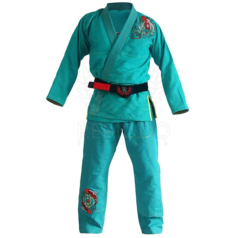 Uniforme sportif en coton, uniforme de formation, bjj Gis jiu jitsu, kimono brésilien, ceinture, 350gsm, en vogue