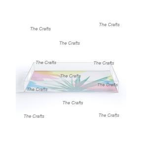 Bandeja de servicio acrílica de calidad de lujo para vajilla de hotel y restaurante bandeja de servicio de comida de té de café a granel - Product Image 4