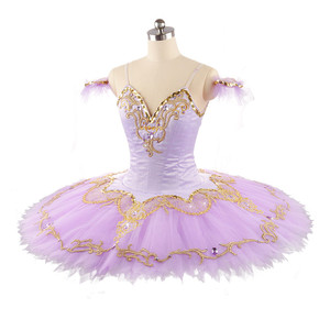 <span class=keywords><strong>Tutù</strong></span> <span class=keywords><strong>da</strong></span> <span class=keywords><strong>Ballerina</strong></span> Professionale di Alta Qualità a 12 Strati per Esibizioni e Competizioni, Colore Lavanda - Product Image 2