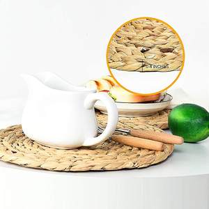 Napperons en jacinthe d'eau tissés naturels faits à la main de haute qualité à utiliser pour les hôtels restaurants directement cuisine d'usine du Vietnam - Product Image 5