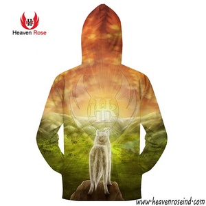 New Animal Fox <b>Mens</b> Long Sleeve Sublimation Hoodie Sweatshirt Fashion Breathable Business Casual Sweatshirt Hoodies - Product Image 6