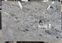 Dalles de granit Bianca en labradorite en gros, dalles de granit blanc de Madagascar bleu glacé pour les murs et les sols