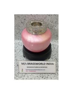 Urna de cremación de color rosa, roja, India - Product Image 2