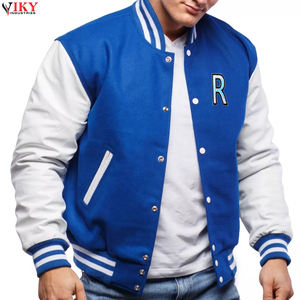 Chaqueta Letterman de alta calidad personalizada de chenilla bordada chaqueta de béisbol al por mayor chaqueta universitaria unisex - Product Image 4