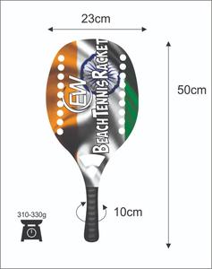 Raquetas de Tenis de Playa Personalizadas, Raqueta de Carbono y Vidrio con Logotipos y Combinaciones de Colores, Peso 310-330g, Longitud 50cm - Product Image 6