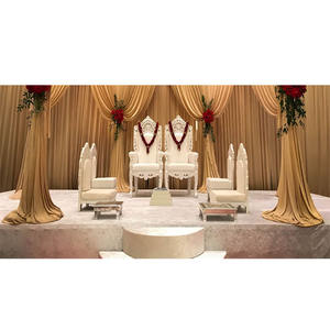 เก้าอี้ Mandap Vidhi ทำจากไม้,เก้าอี้ Mandhi สำหรับพิธีแต่งงานดีไซน์ใหม่เก้าอี้วดีสำหรับงานแต่งงานสไตล์คุชราต - Product Image 1