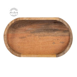 Bandeja para servir café con Mango de diseño Acme, acabado Natural, tamaño estándar, diseñada para dormitorio, gran oferta - Product Image 4