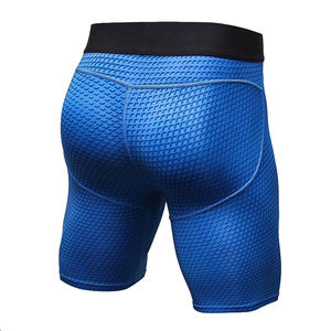 Pantalones cortos de compresión para hombre, diseño personalizado, Fitness, al por mayor, la mejor calidad, precio barato - Product Image 4