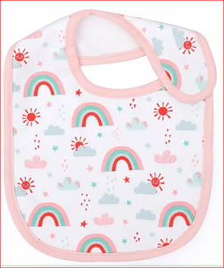 Babero de pañuelo de algodón orgánico para bebés y niños pequeños Diseño de impresión moderna para niños y niñas Suministro OEM disponible - Product Image 3