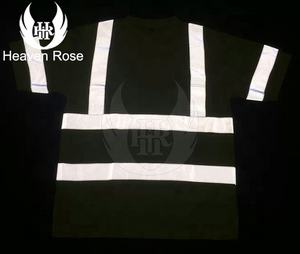 Camiseta de manga corta reflectante para hombres, prenda de vestir, cómoda, de alta visibilidad, para construcción al aire libre, superventas - Product Image 5