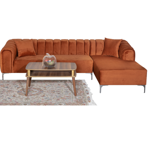 Meubles de salon en forme de L sectionnels modernes contemporains ensemble de canapé d'angle meubles britanniques ensemble de canapés dans le salon - Product Image 2