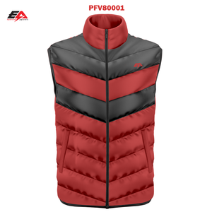 Chaqueta acolchada sin mangas de alta calidad para hombre 100% poliéster acolchado lavable invierno a prueba de viento Casual luz característica tela tejida - Product Image 2