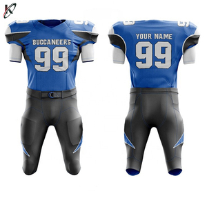 Ropa Deportiva de Fútbol Americano Personalizada de Alta Calidad, Tallas Grandes, Transpirable, de Secado Rápido, Antibacteriana, con Estampado Sublimado en Spandex/Poliéster - Product Image 6