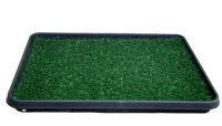 Nouveau design 2 pièces vente chaude chien chat animal pipi tapis d'herbe chiot tapis de formation pour animaux de compagnie chien formation pot formateur toilette