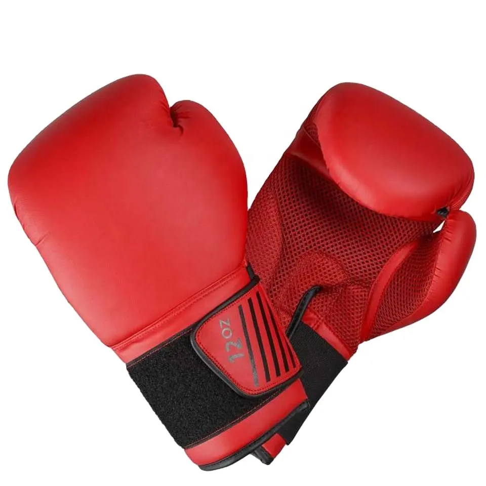 Profession elle rote Farbe Box handschuhe Sport Box handschuhe Echte Leder Box handschuhe