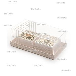 Quemador de Incienso Dukhoon de Diseño Fantástico con Caja de Oud y Cubierta Acrílica en Madera y Madera Tallada Mabkhara a Precios Económicos - Product Image 6