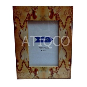 Modern Beige Bone Inlay Weaving MDF Wood <b>Photo</b> <b>Frame</b> Knitted Style Luxury Rectangle <b>Frames</b> Creative <b>Photo</b> Manufacturer Exporter - Product Image 5