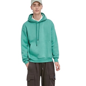 Custom plain hoodies unisex <b>thick</b> <b>fleece</b> pullover blank hoodies with your own logo - Product Image 5