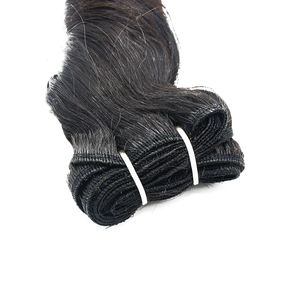 Extensiones de cabello humano ondulado de alta calidad, mechones de doble máquina de trama, Remy virgen vietnamita, venta al por mayor - Product Image 6