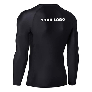 Chemise de sport Rash Guard Bjj Tissu Personnalisé Conception Libre Manches Longues Polyester Uni Vente en gros Hommes Sublimation Personnalisé OEM Gsm - Product Image 6