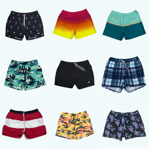 Short de bain 100% coton personnalisé pour hommes maillot de plage d'été à séchage rapide avec sublimation maillots de bain pour hommes vente en gros - Product Image 6