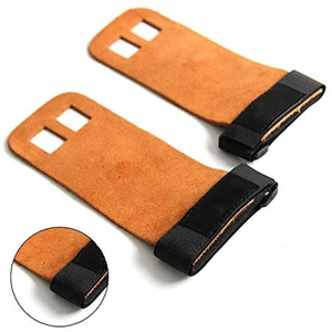 Pullup Hand Grips Gimnasia Cuero Mano Muñequera Protección Ideal para levantamiento de pesas WODs Levantamiento y gimnasia - Product Image 6