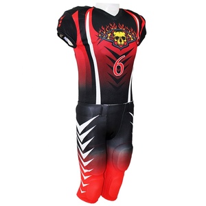 Camiseta de Fútbol Americano de Manga Corta para Verano, Talla Grande, Transpirable, que Absorbe la Humedad, con Bordado Personalizado por Transferencia de Calor - Product Image 2