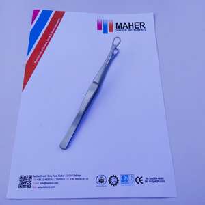 Pinzas quirúrgicas médicas de acero inoxidable Forrester de 18CM fuente de alimentación Manual reutilizable alemana de alta calidad Mahersi - Product Image 6