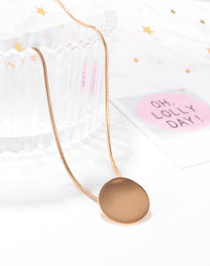 ชั้นสร้อยคอแฟชั่นสร้อยคอสำหรับผู้หญิงสแตนเลส Kolye - Product Image 4