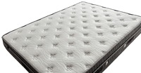 Matelas hybride Saturne en mousse à ressorts, antibactérien, certifié OEKO-TEX, pour chambre d'hôpital, meuble de maison contemporain, fabriqué en Turquie