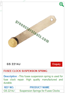 Fusee-Herramientas de fabricación de reloj, resorte de suspensión, herramientas de reloj - Product Image 2