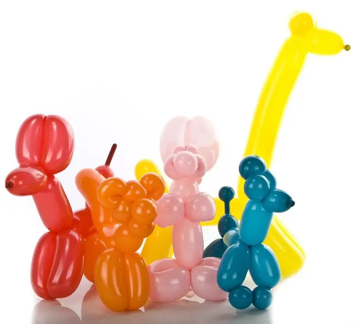 mulit Assorted Colors 100pcs Magic Long Modelling Latex balloons Clown balls Pinata Bag Filler Loot Gift Prize Birthday Party