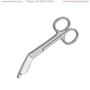 Tijeras de corte de vendaje manuales Tijeras quirúrgicas de enfermera de acero inoxidable Material de metal - Product Image 2