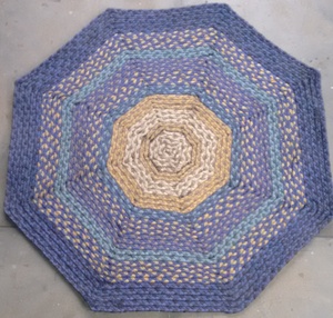Braided <b>Wool</b> & Jute Non-Slip Reversible PET Friendly Flat Pile Carpet Rug - Product Image 3