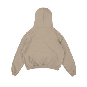 Sweat à capuche avec logo personnalisé pour hommes 500gsm-600gsm coton polaire lourd avec techniques brodées épaule tombée Streetwear - Product Image 4